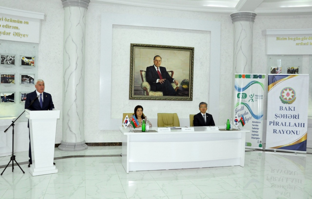 Koreya Respublikasının səfiri və nümayəndə heyəti Pirallahıda - FOTOLAR